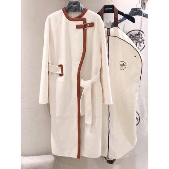 Hermes cashmere coat Q64 (consult customer service to confirm the size before placing an order for a customized version)