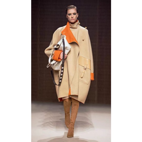 Hermes Cashmere Coat Q47 (Consult customer service to confirm size before placing an order for a customized version)