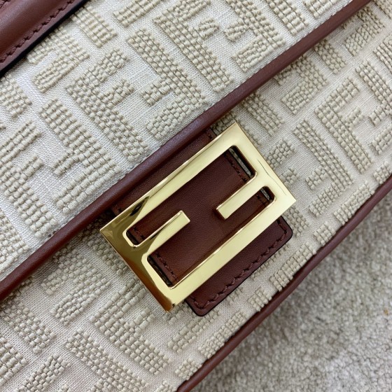 FENDI Medium 2020 Latest Baguette Denim F Logo Collection