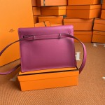 Kelly DanSe 22cm picture rose purple gold and silver buckle in stock evercolor leather