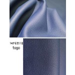 Hermes makes exclusive leather Togo calfskin: blue line