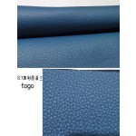 Hermes makes exclusive leather Togo calfskin: blue line