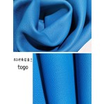Hermes makes exclusive leather Togo calfskin: blue line