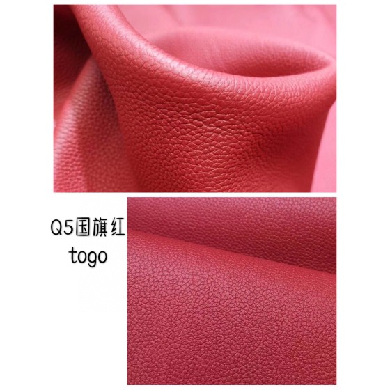 Hermes makes exclusive leather Togo calfskin: red line