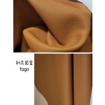 Hermes makes exclusive leather Togo calfskin: Golden Brown/Copper/Brown