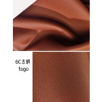 Hermes makes exclusive leather Togo calfskin: Golden Brown/Copper/Brown