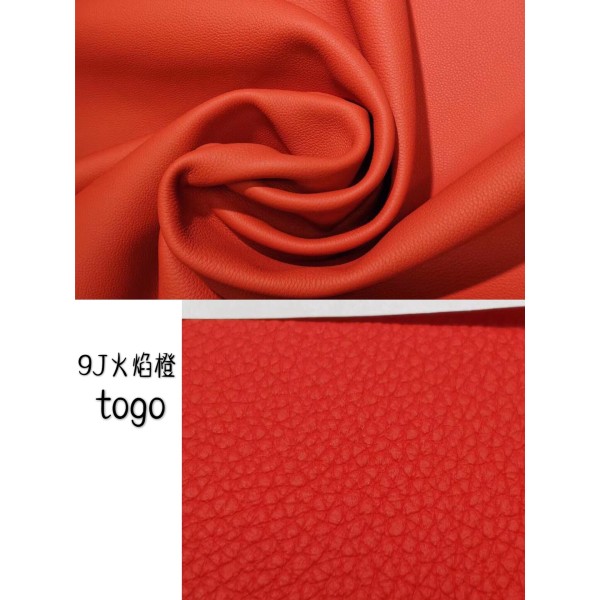 Hermes makes exclusive leather Togo calfskin: Orange