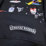 Chrome Hearts Classic Graffiti Skeleton Hoodie