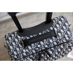 Dior new old flower canvas trolley case