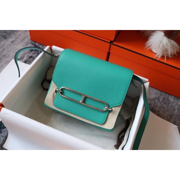 Roulis 19cm Evercolor Leather U1 Verona Green Silver Buckle