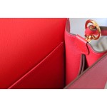 oulis pig nose 19cm Evercolor leather S5 love red gold buckle