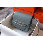 Roulis 19cm Evercolor Leather 63 Almond Green Silver Buckle