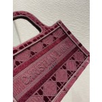 Mini Retro Red  Tote Velvet latest plaid series