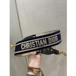 Dior Velvet Collection letter wide shoulder strap