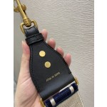 Dior Velvet Collection letter wide shoulder strap