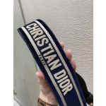 Dior Velvet Collection letter wide shoulder strap