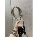 Dior Velvet Collection letter wide shoulder strap