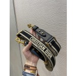 Dior Velvet Collection letter wide shoulder strap