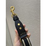 Dior Velvet Collection letter wide shoulder strap