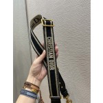Dior Velvet Collection letter wide shoulder strap