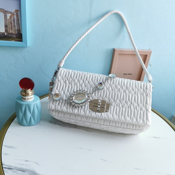 MIU MIU 5BD233 # Upgraded Crystal Diamond Chain