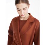 Lab Pumpkin Cashmere Coat Q58 (Consult customer service to confirm size before placing a custom order)