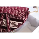 Dior Velvet Saddle Saddle Bag