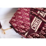 Dior Velvet Saddle Saddle Bag