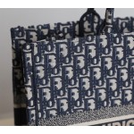 DIOR TOTE blue Oblique pattern