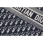 DIOR TOTE blue Oblique pattern