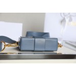 Montaigne Denim Blue 𝙢𝙞𝙣𝙞 Box Bag