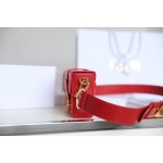 Montaigne red 𝙢𝙞𝙣𝙞 box bag
