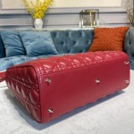 DIOR Lady Seven Grid Daifei Cherry Red