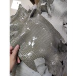 Hermès makes exclusive leather glossy American alligator: Turtle gray