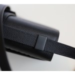 Montaigne palm print cow leather flap bag