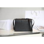 Montaigne palm print cow leather flap bag