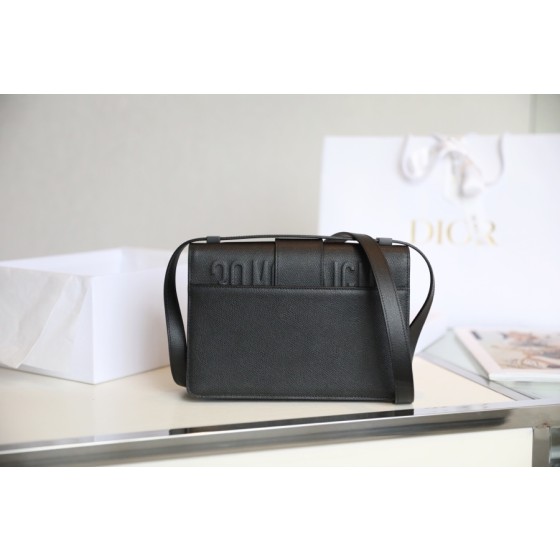 Montaigne palm print cow leather flap bag