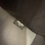 FENDI small black new size shine tote tote bag "sunshine bag"