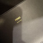 FENDI small black new size shine tote tote bag "sunshine bag"