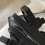 CHANEL Classic Enamel Colorful Button Velcro Sandals