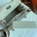 Kelly Danes evercolor leather milk white