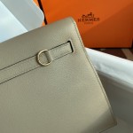 Kelly Danes evercolor leather trench coat grey