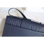 Montaigne palm print cow leather flap bag