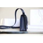 Montaigne palm print cow leather flap bag