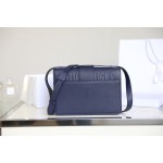 Montaigne palm print cow leather flap bag