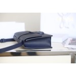 Montaigne palm print cow leather flap bag