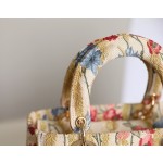 Dior Hibiscus embroidered canvas beige DR-031