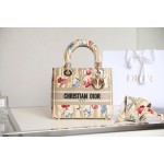 Dior Hibiscus embroidered canvas beige DR-031
