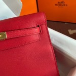 Kelly DanSe evercolor leather big red gold and silver buckle in stock