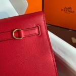 Kelly DanSe evercolor leather big red gold and silver buckle in stock